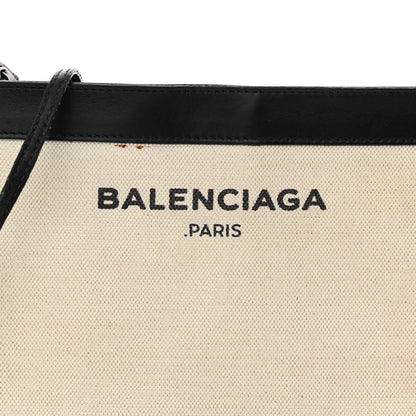 Balenciaga Cotton Canvas Pochette Crossbody Bag Black 7 of 19
