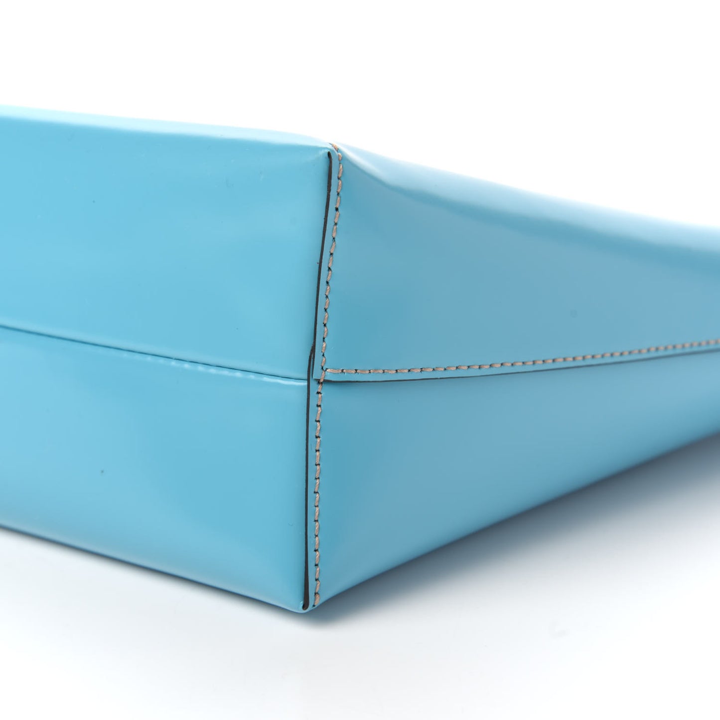 Calfskin Childrens Rainbow Tote Blue