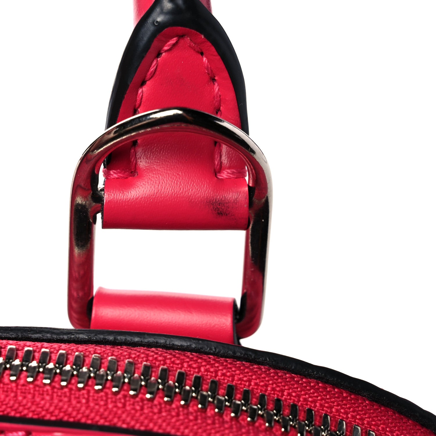 Louis Vuitton Epi Jacquard Alma BB Rose Pondicherry 8 of 11