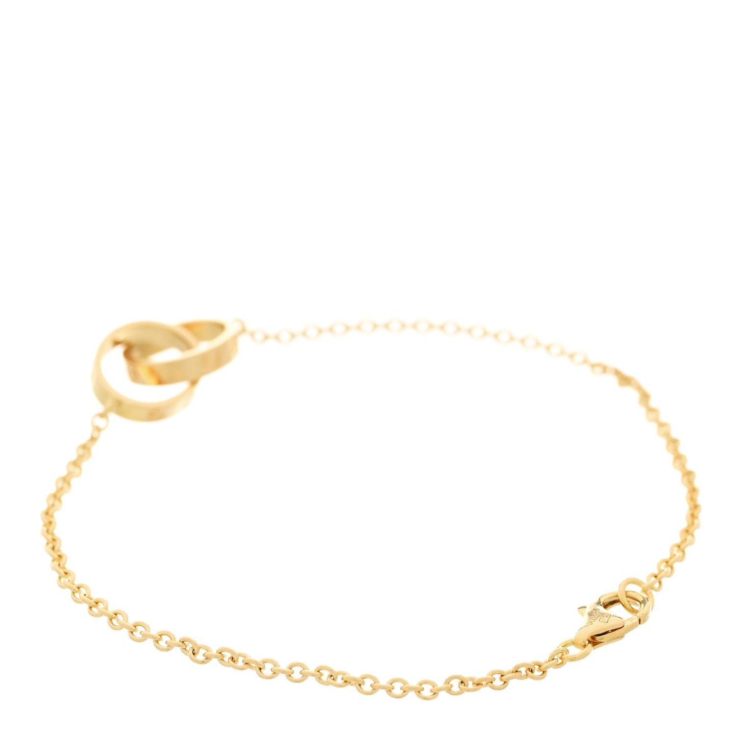18K Yellow Gold Interlocking LOVE Bracelet
