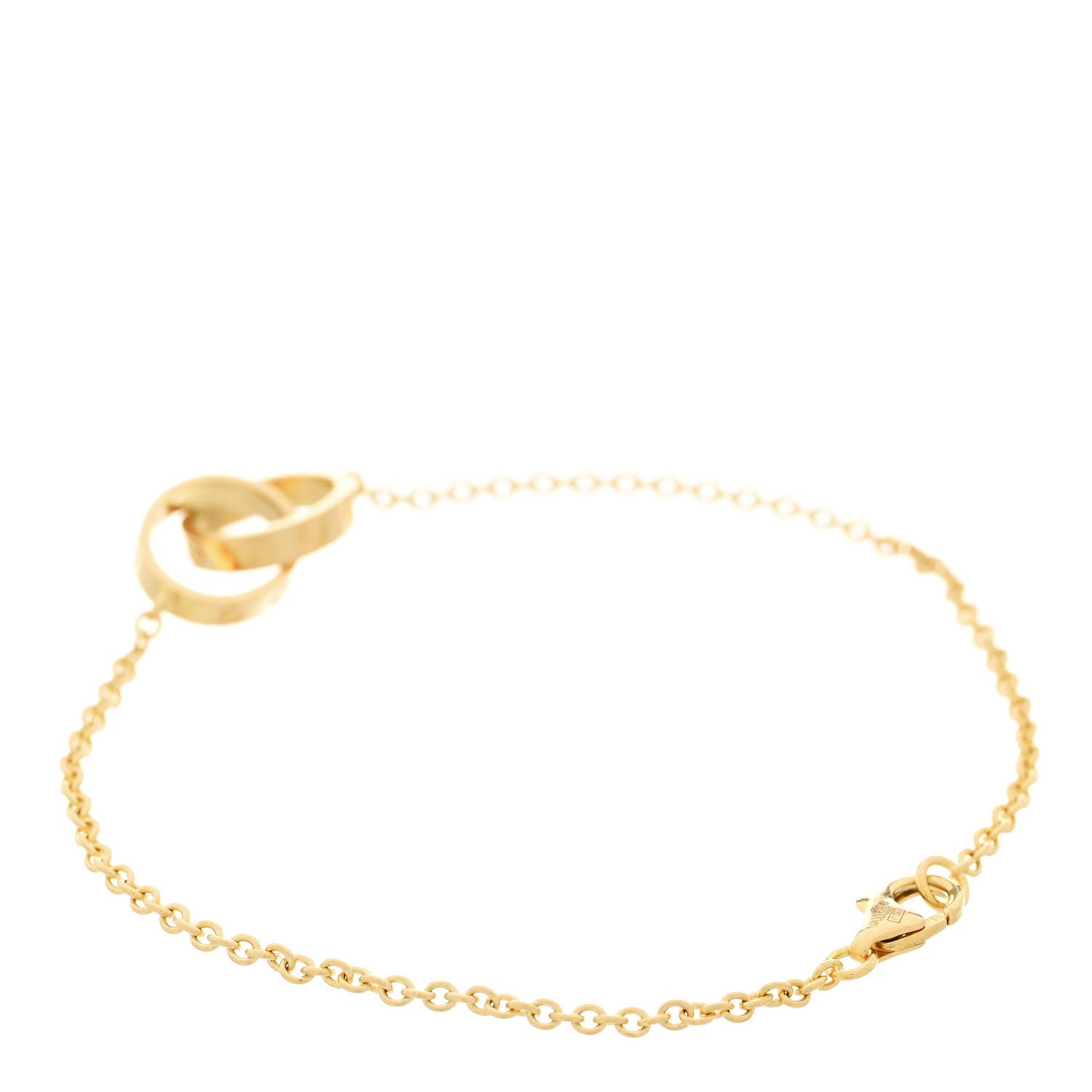 Cartier 18K Yellow Gold Interlocking LOVE Bracelet 2 of 4