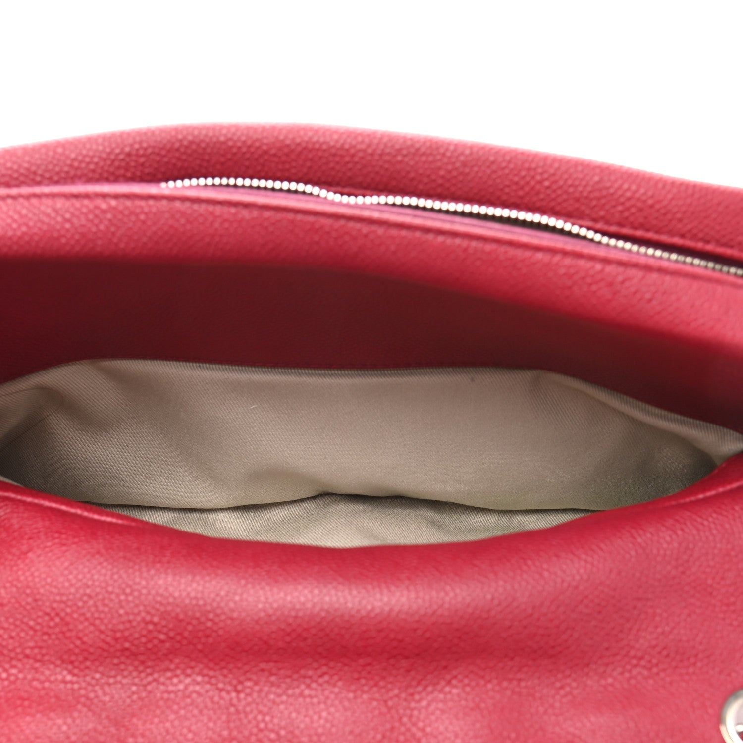 Chanel Caviar Quilted Jumbo Easy Flap Dark Pink 5 of 15