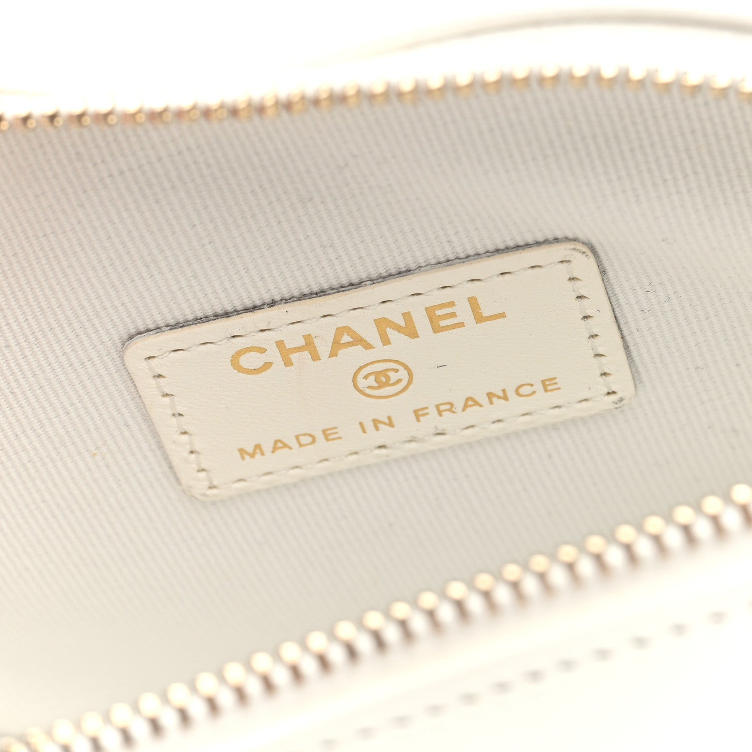 Chanel Lambskin Quilted CC In Love Heart Clutch With Chain White 6 of 9