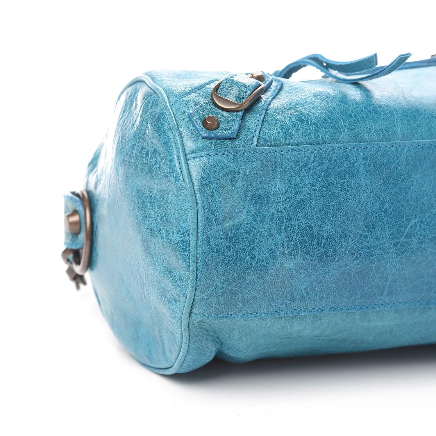 Balenciaga Chevre Classic Hardware Mini Twiggy Aquamarine 5 of 12