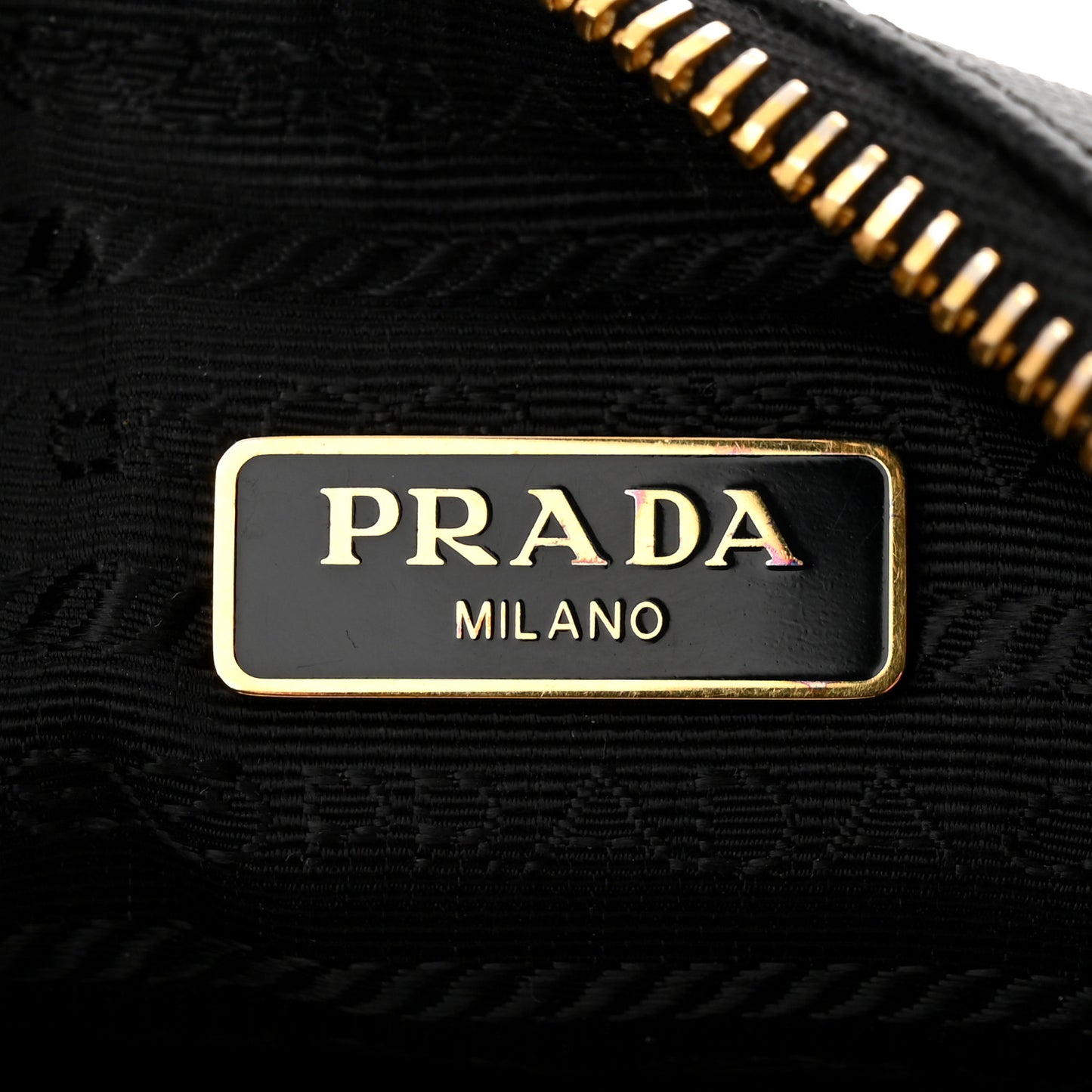 Saffiano Lux Mini Re-Edition Shoulder Bag Black