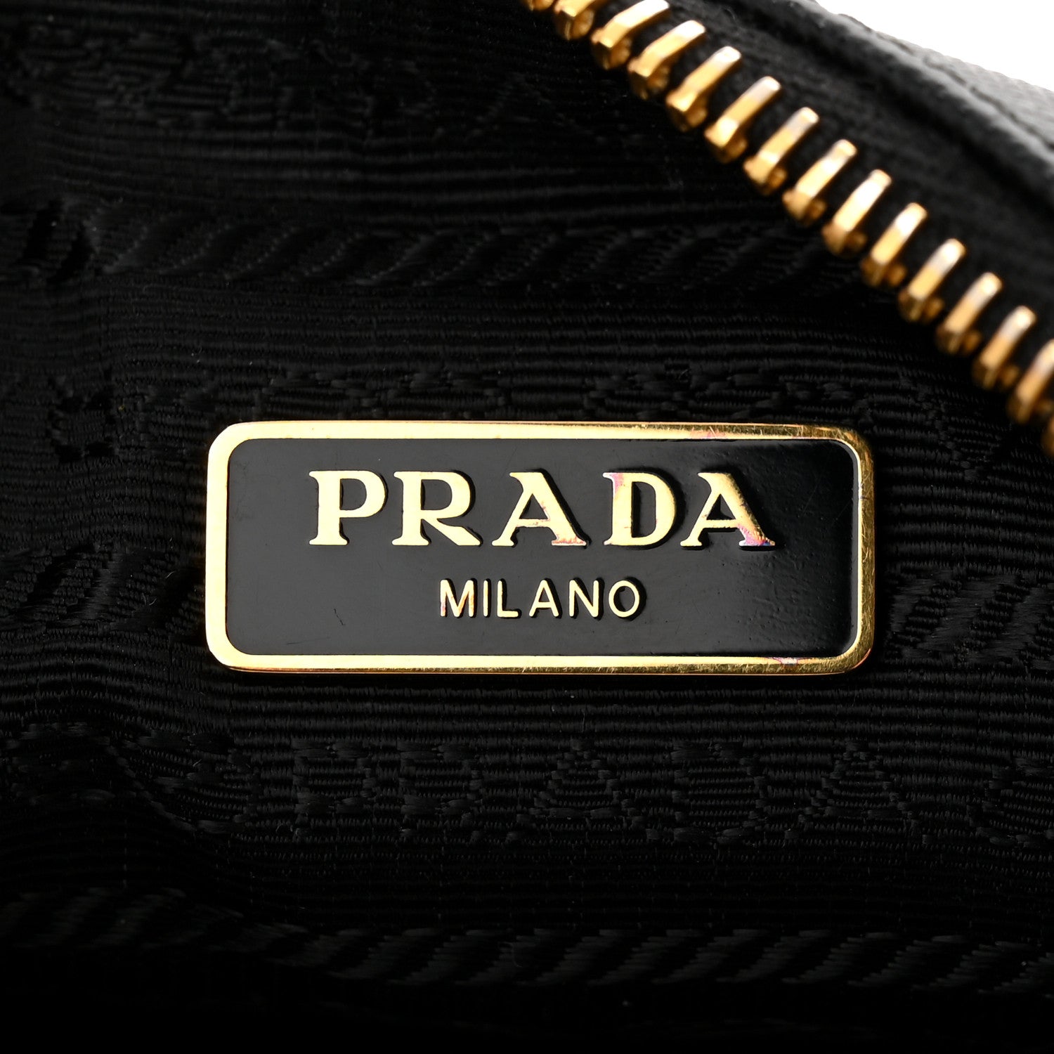 Prada Saffiano Lux Mini Re-Edition Shoulder Bag Black 6 of 11