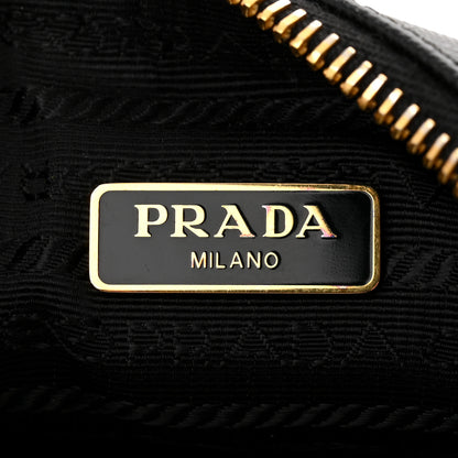 Prada Saffiano Lux Mini Re-Edition Shoulder Bag Black 6 of 11