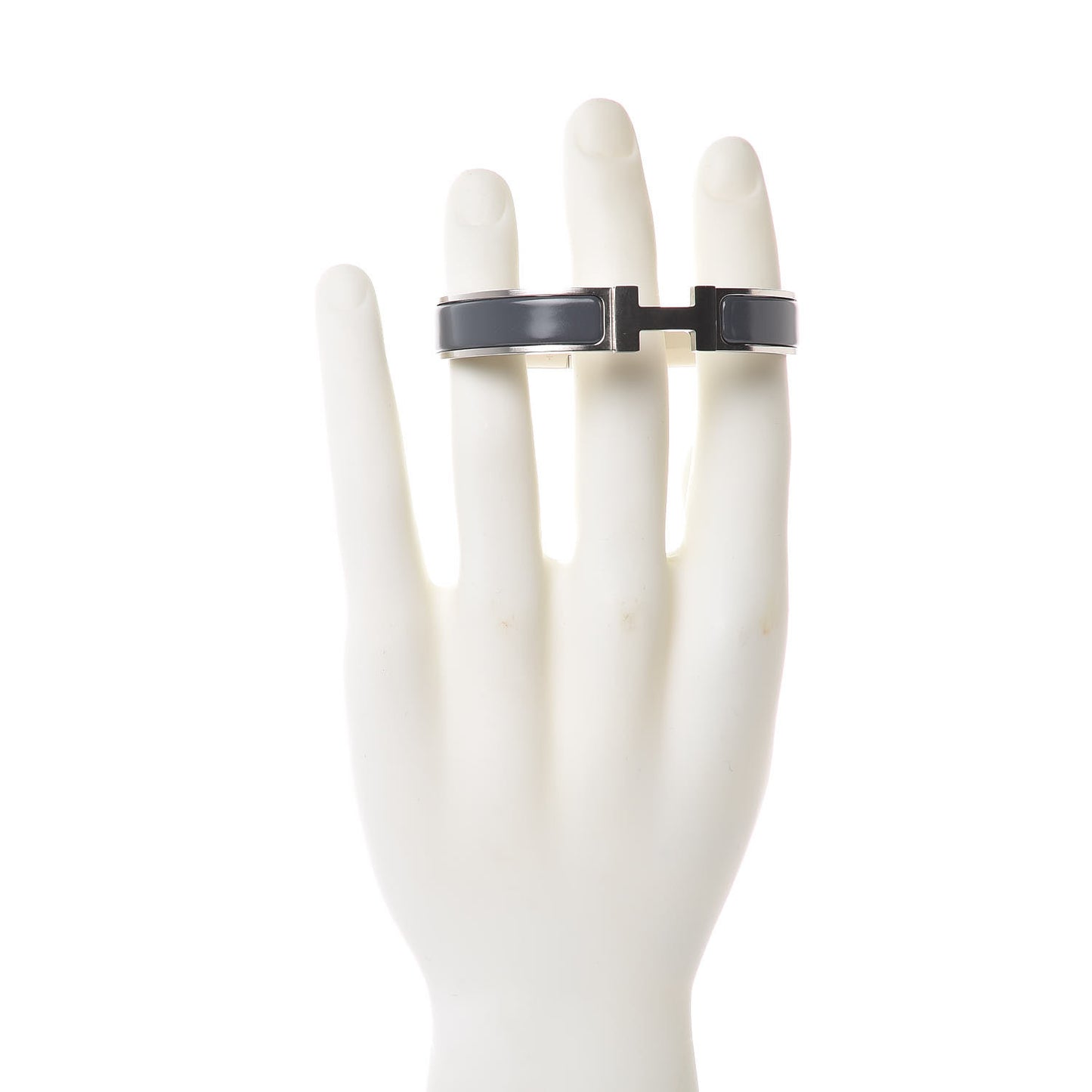 Matte Enamel Narrow Clic Clac HH Bracelet Ardoise