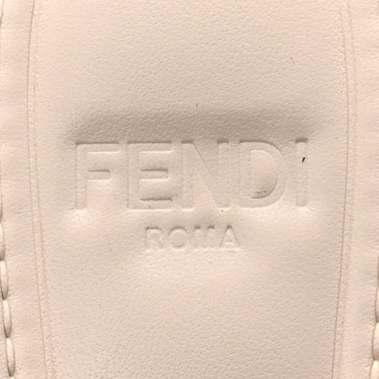 Fendi Vitello Cuoio FFold Sandals 38 White 7 of 9