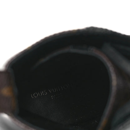 Louis Vuitton Patent Calfskin Monogram Star Trail Ankle Boots 40 Black 7 of 8