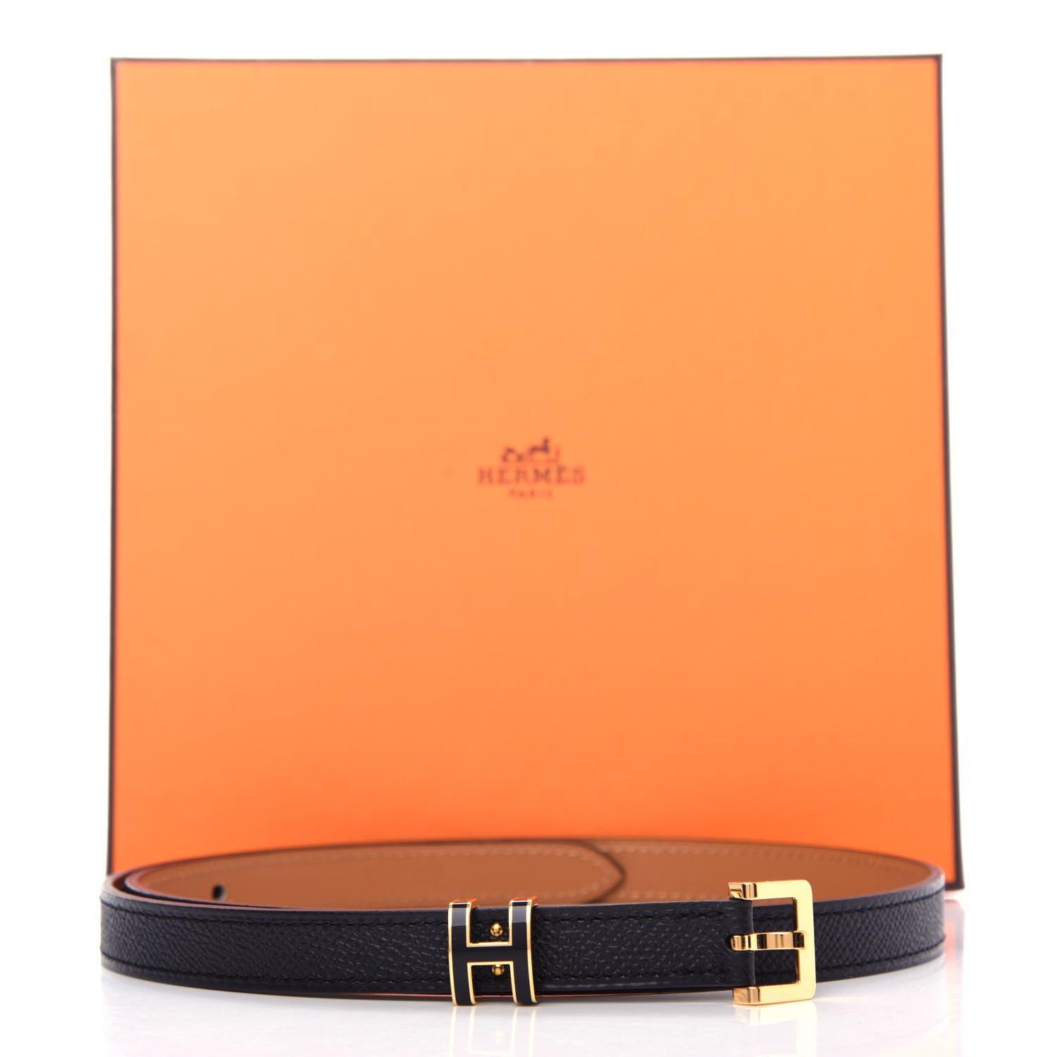 Hermes Epsom 15mm Pop H Belt 70 Black 7 of 7