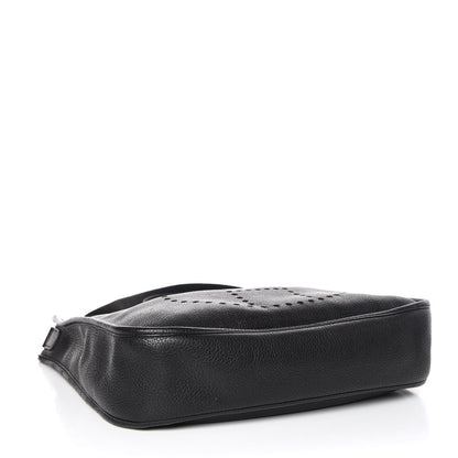 Hermes Taurillon Clemence Evelyne PM Black 4 of 9