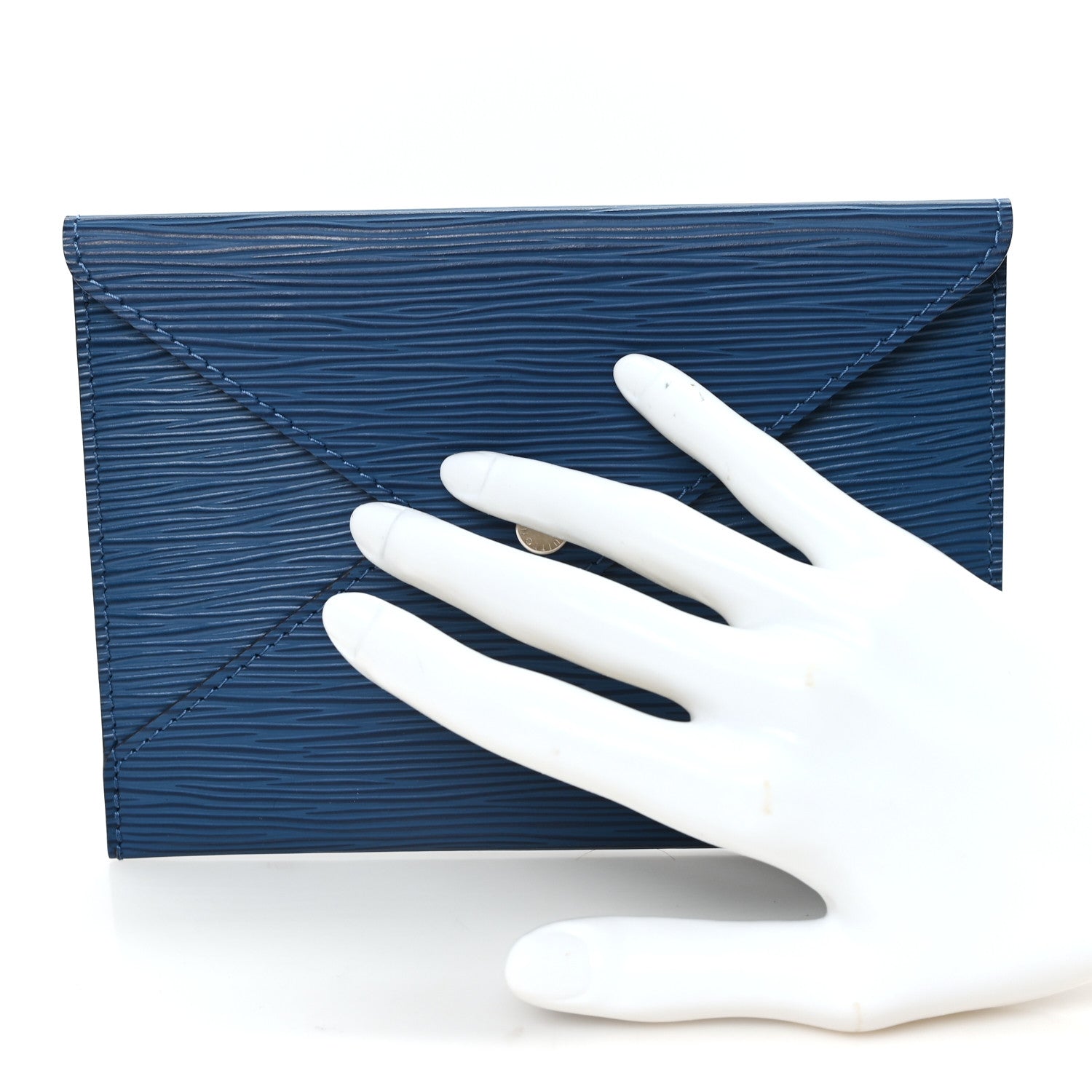 Louis Vuitton Epi Envelope Pouch Indigo 2 of 6