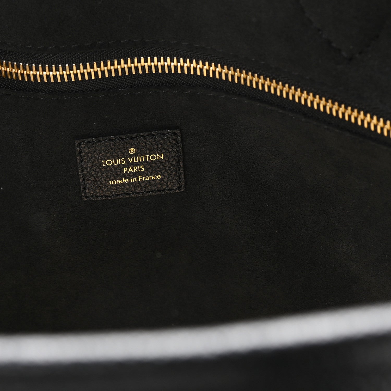 Louis Vuitton Empreinte Monogram Giant Neverfull MM Black Beige 7 of 11