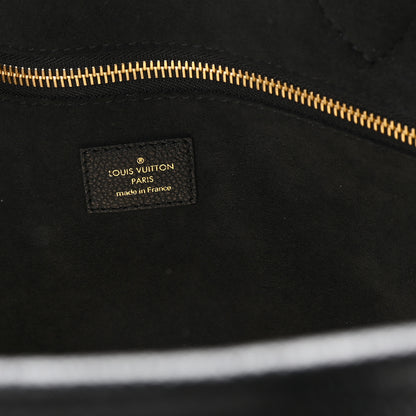 Louis Vuitton Empreinte Monogram Giant Neverfull MM Black Beige 7 of 11