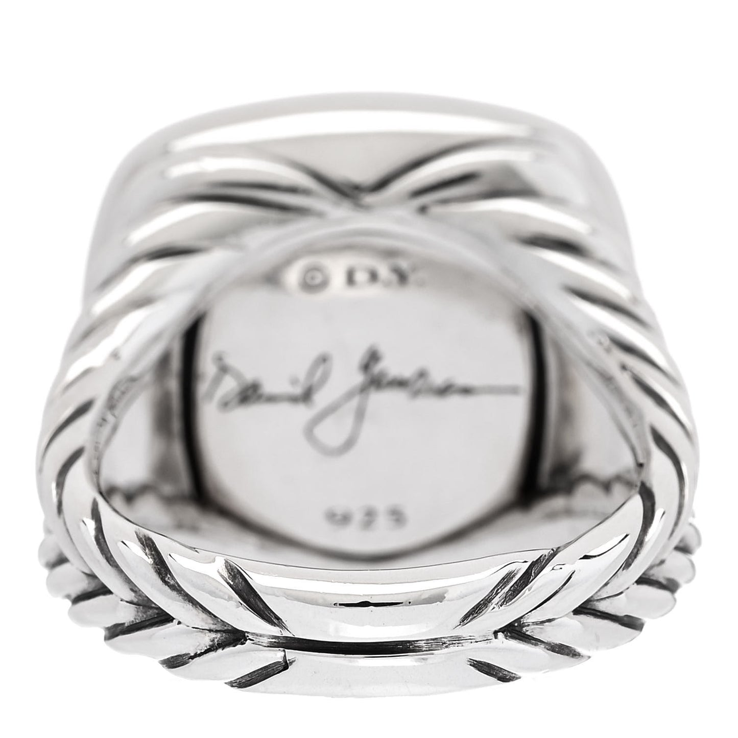 Sterling Silver Diamond Black Orchid 14mm Albion Ring 51 5.75
