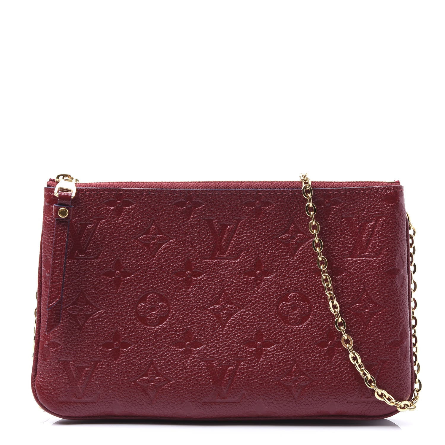 Louis Vuitton Empreinte Double Zip Pochette Cherry Berry 1 of 11