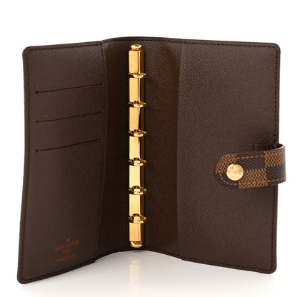 Louis Vuitton Damier Ebene Small Ring Agenda Cover 5 of 7