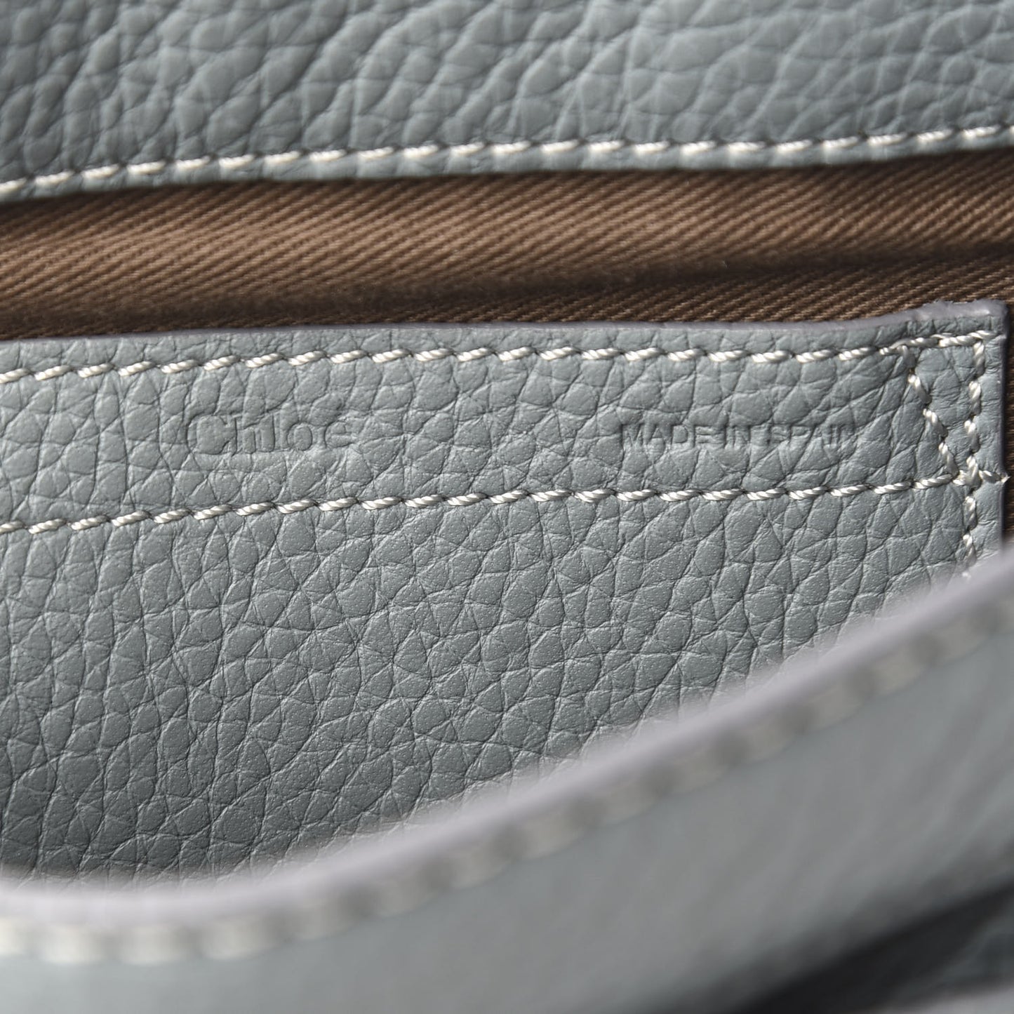 Calfskin Mini Marcie Round Crossbody Bag Faded Blue