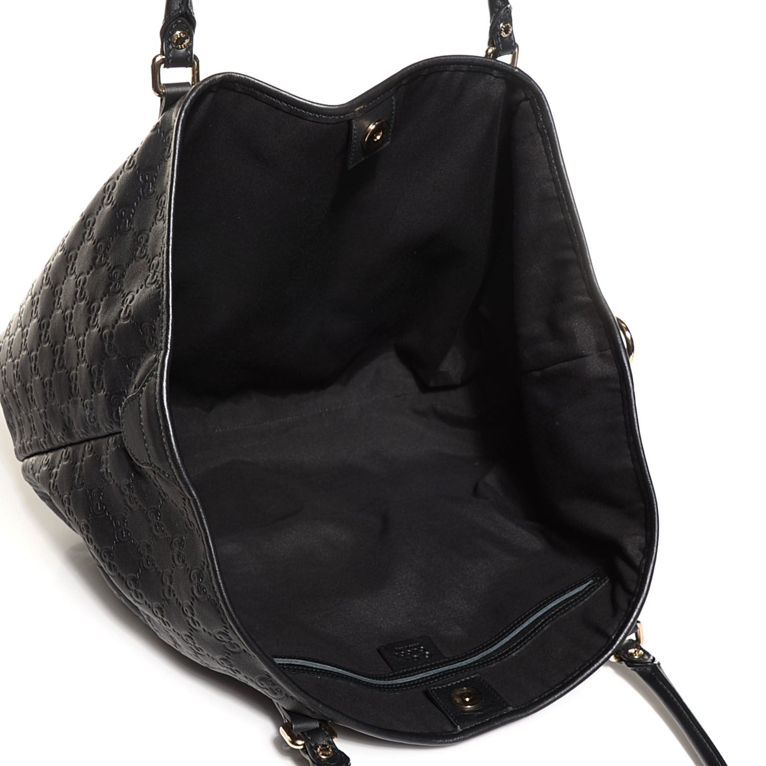 Gucci Guccissima Large Joy Tote Black 5 of 9