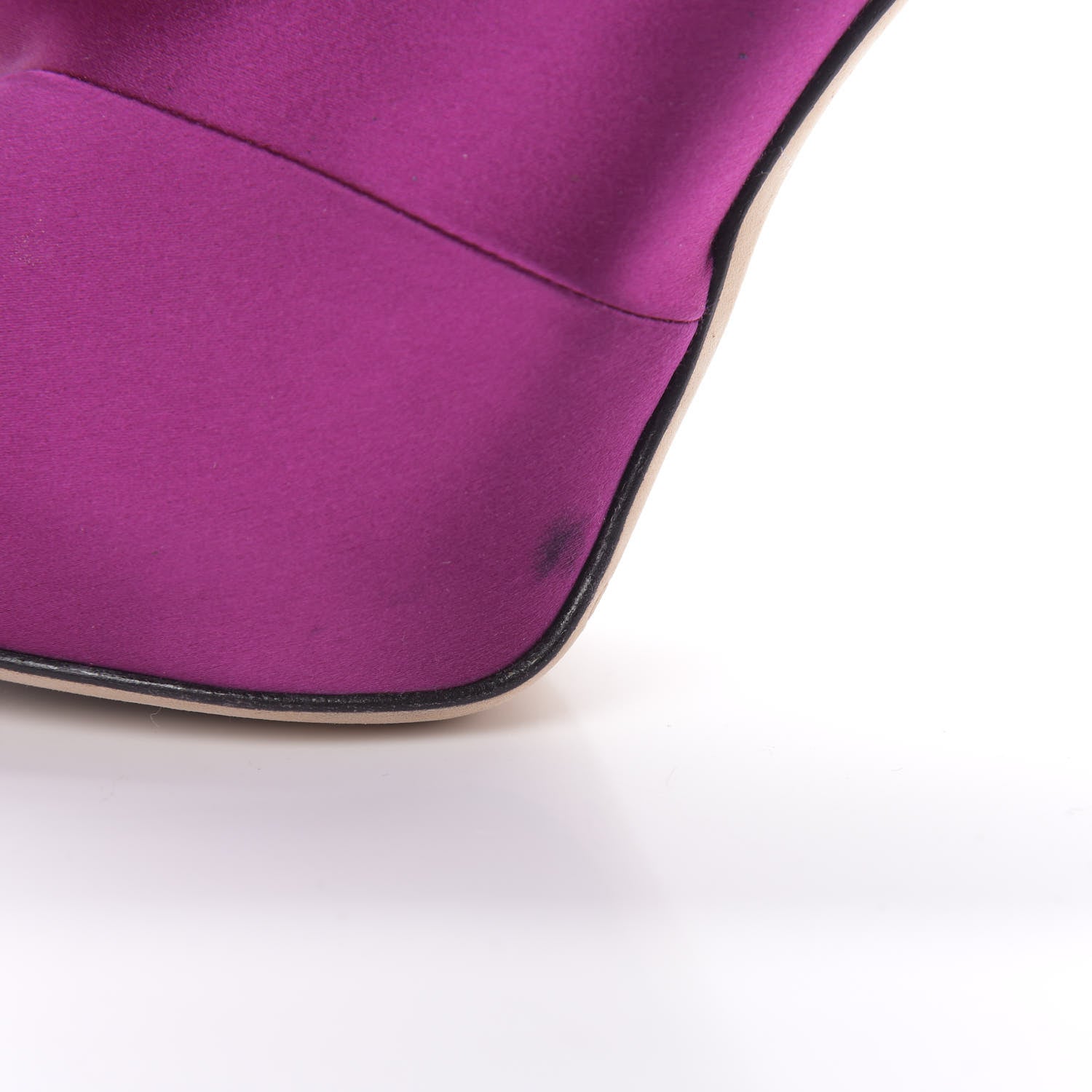 Jimmy Choo Satin Dwyer Boot 37 Purple 8 of 11