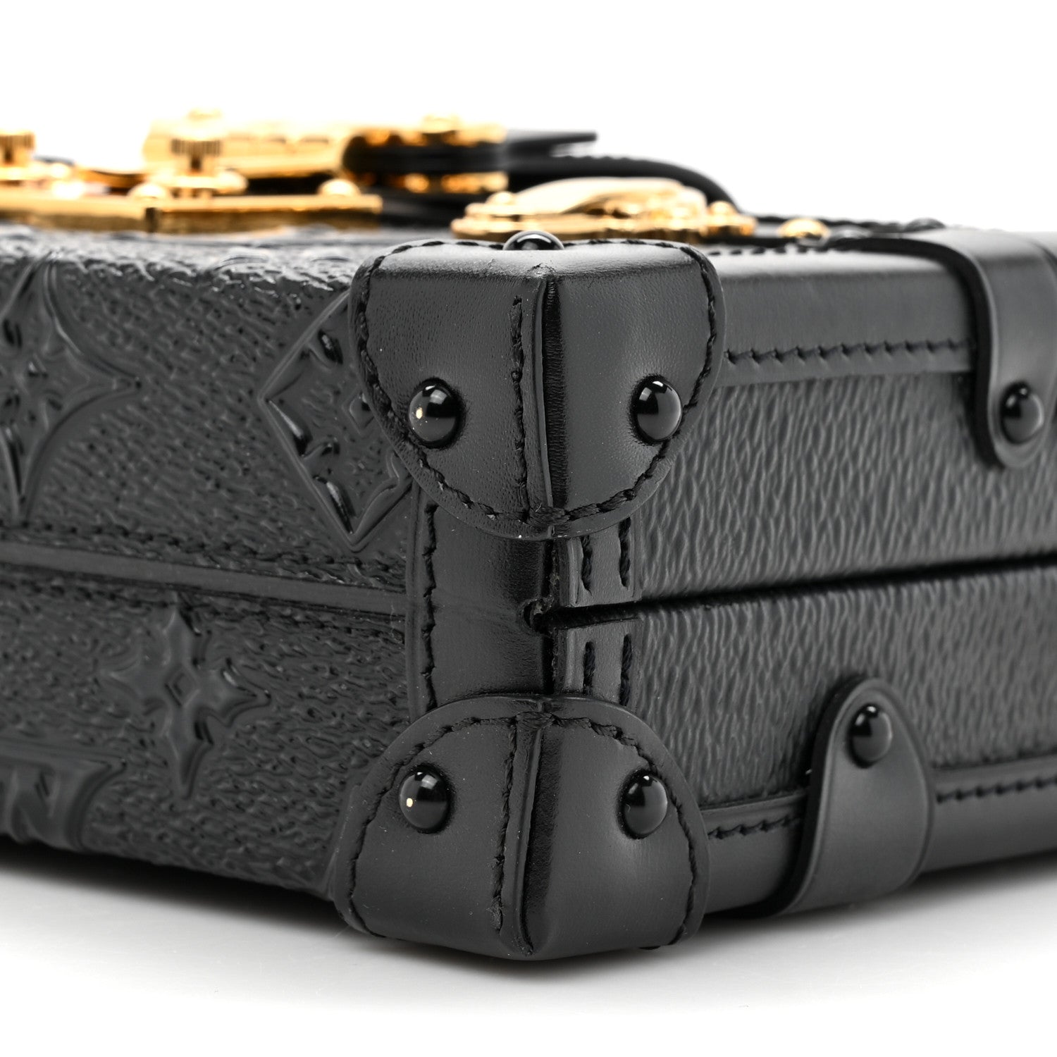 Louis Vuitton Midnight Canvas Petite Malle Black 9 of 12