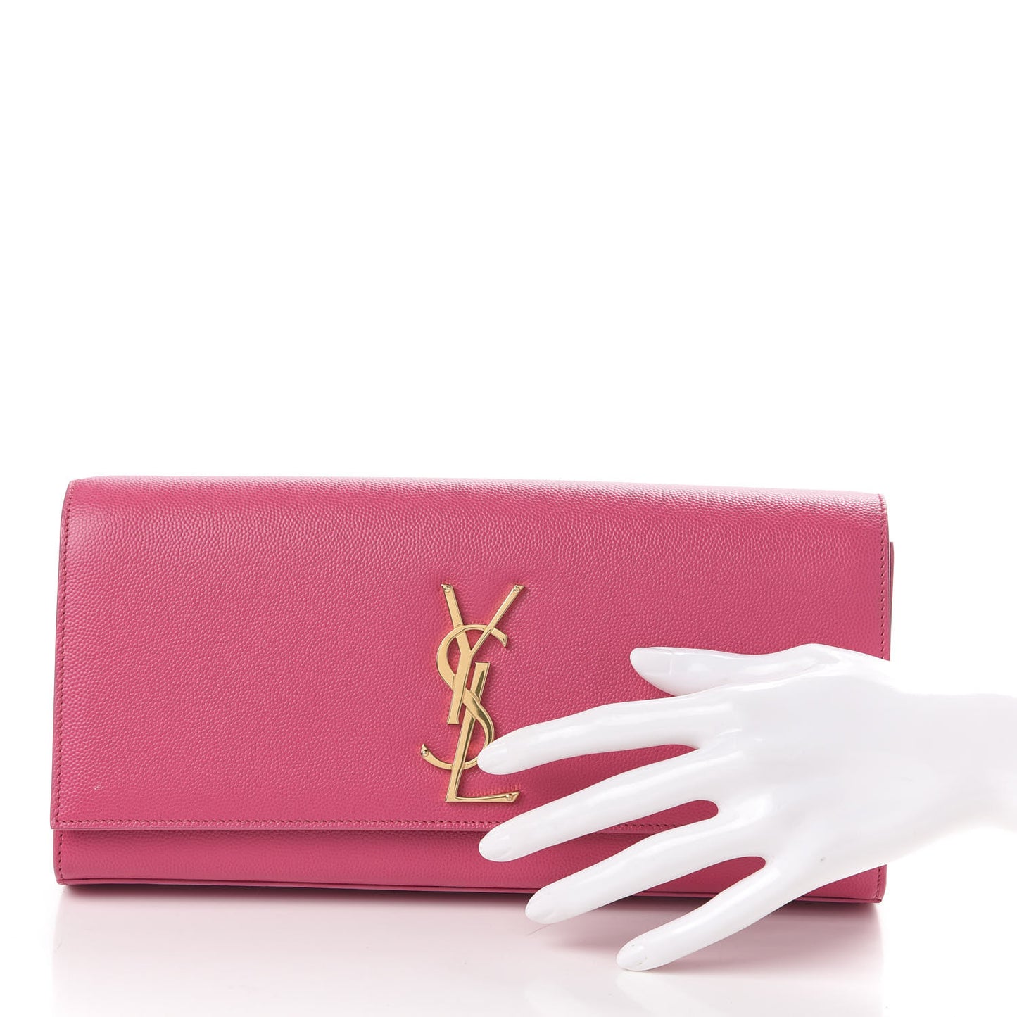 Grain De Poudre Classic Monogram Cassandre Clutch Lipstick Fuchsia