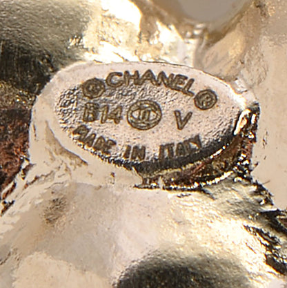 Chanel Pearl CC Brooch Gold 5 of 5