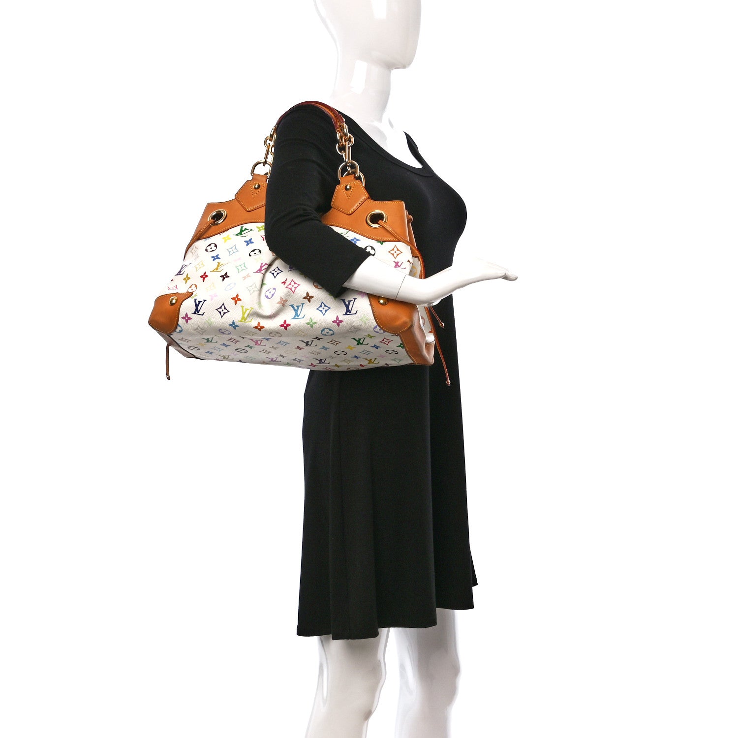 Louis Vuitton Monogram Multicolor Ursula White 2 of 10