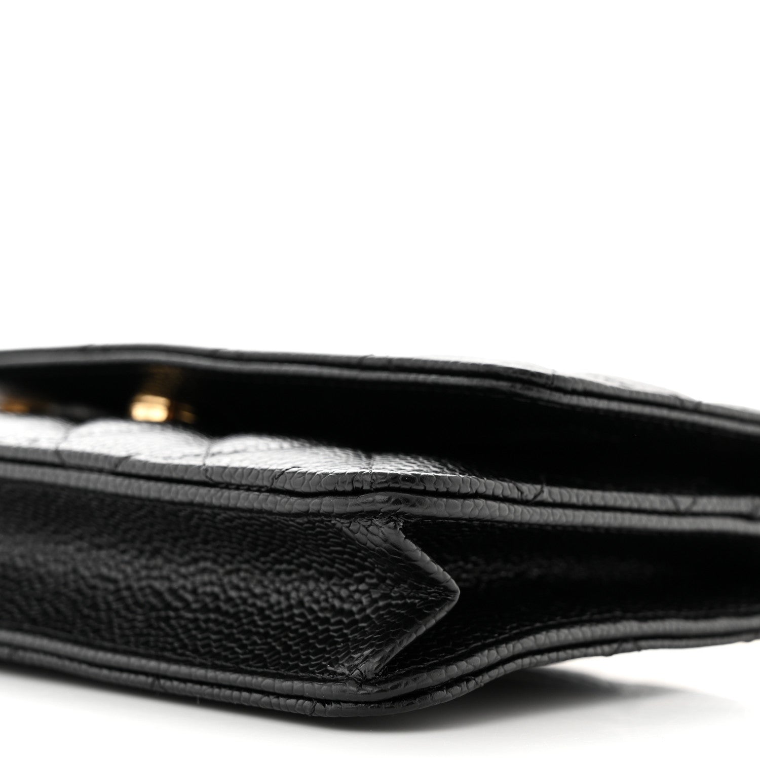 Chanel Caviar Quilted Wallet on Chain WOC Black 11 of 12