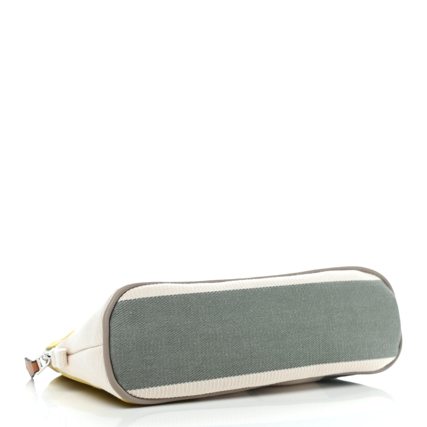 Cotton Stripe Bolide Rayures Rocabar Mini Travel Cosmetic Pouch Absinthe