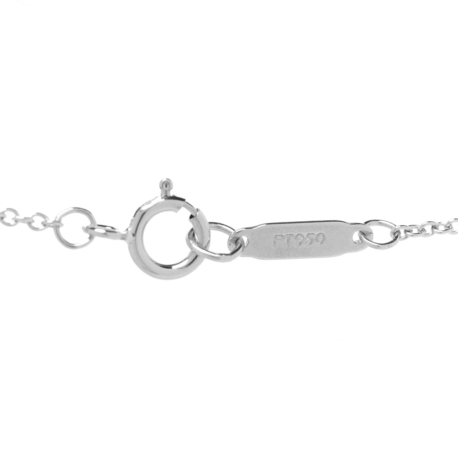 Tiffany Platinum Diamond Medium Victoria Necklace 5 of 6