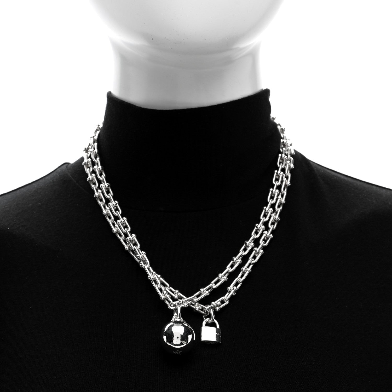 Tiffany Sterling Silver HardWear Wrap Necklace 2 of 6
