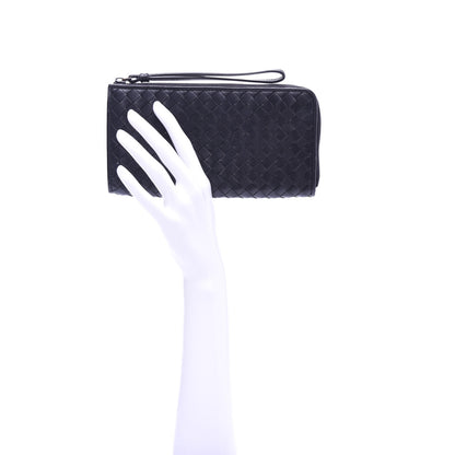 Bottega Veneta Nappa Intrecciato Zip Around Wallet Black 2 of 6