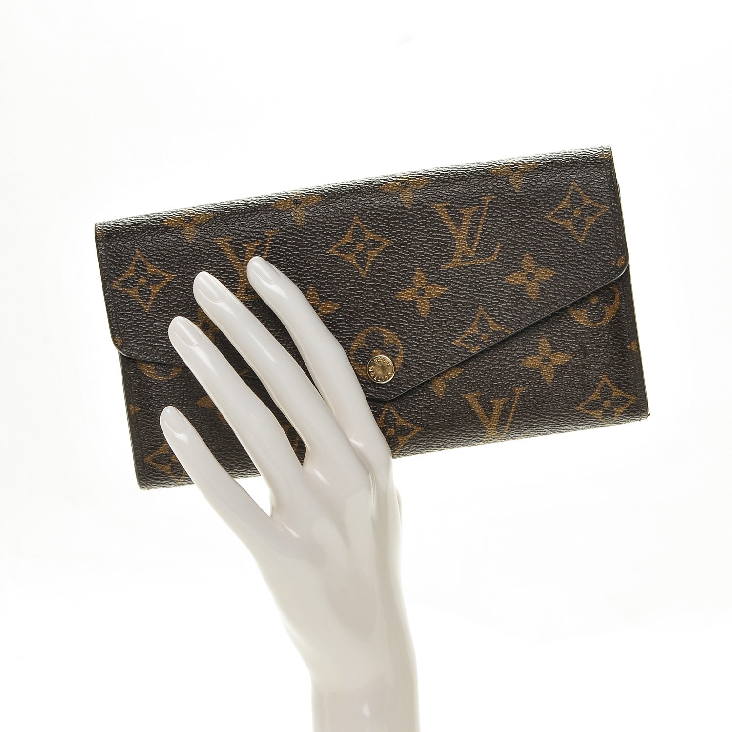 Louis Vuitton Monogram Sarah Wallet NM 2 of 7