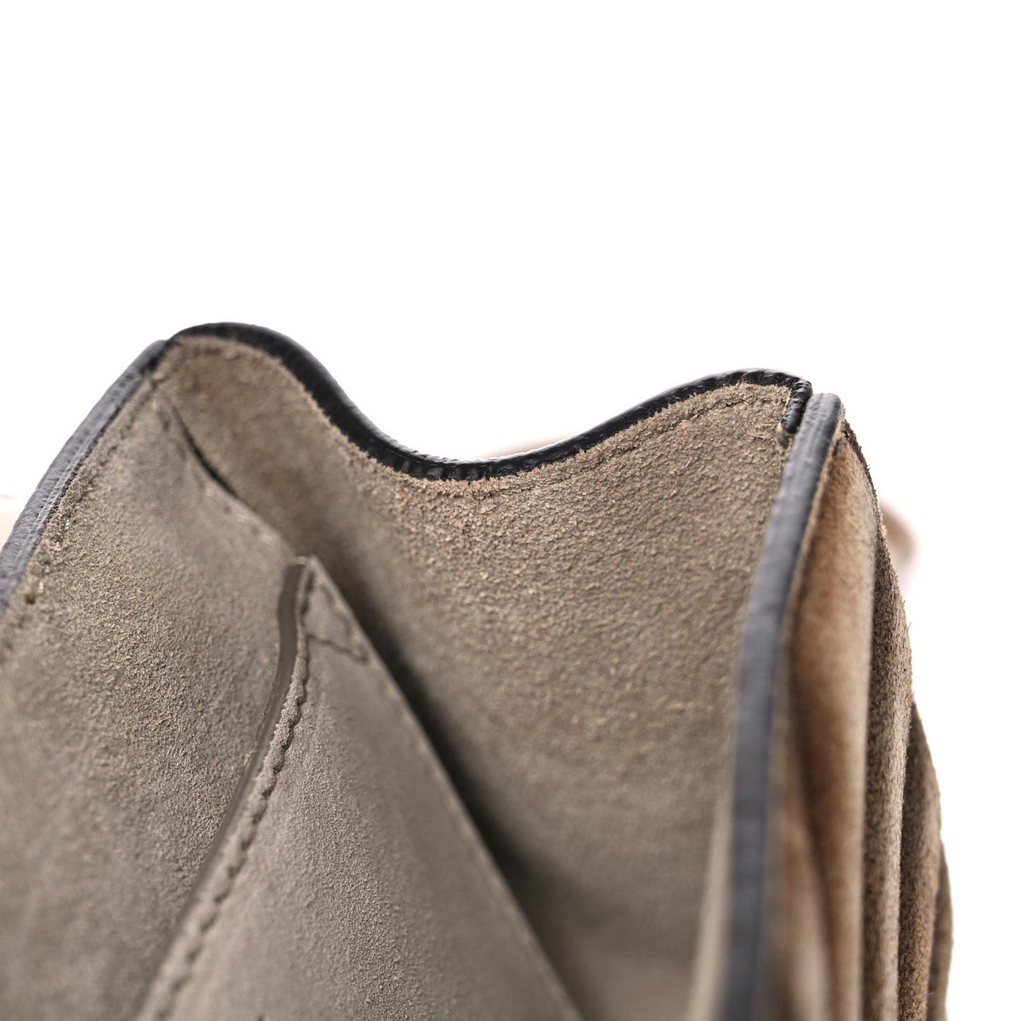 Suede Calfskin Quilted Drew Bijou Shoulder Bag Nut