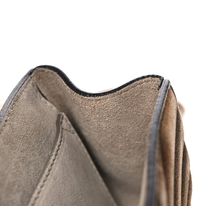 Chloe Suede Calfskin Quilted Drew Bijou Shoulder Bag Nut 9 of 16