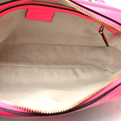 Gucci Canvas Flora Floral Shoulder Bag White Fuchsia Fluo 3 of 3