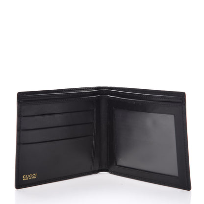 Gucci Calfskin Web Bi-Fold Wallet Black 5 of 6