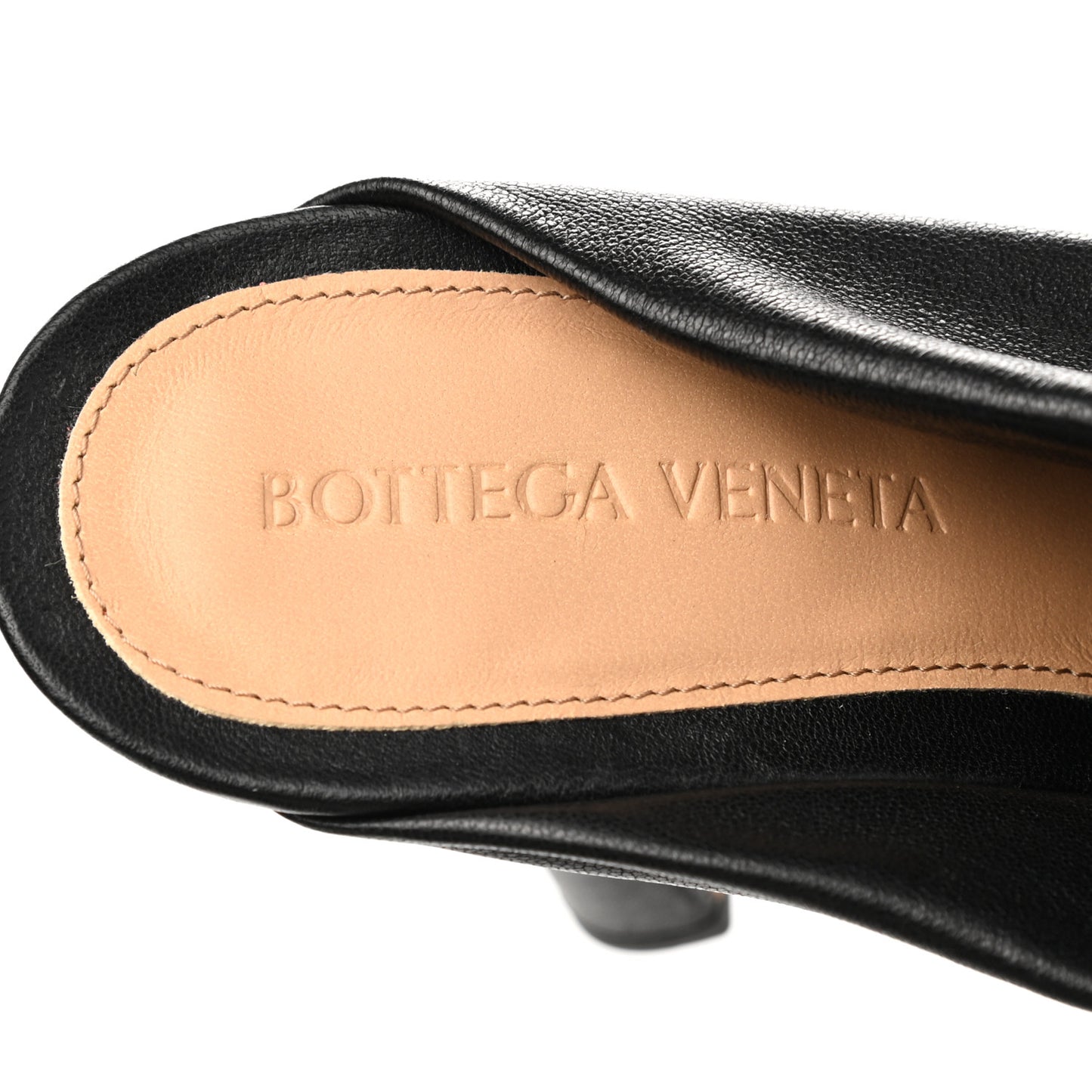 Stretch Nappa The Bold Mules 38 Black