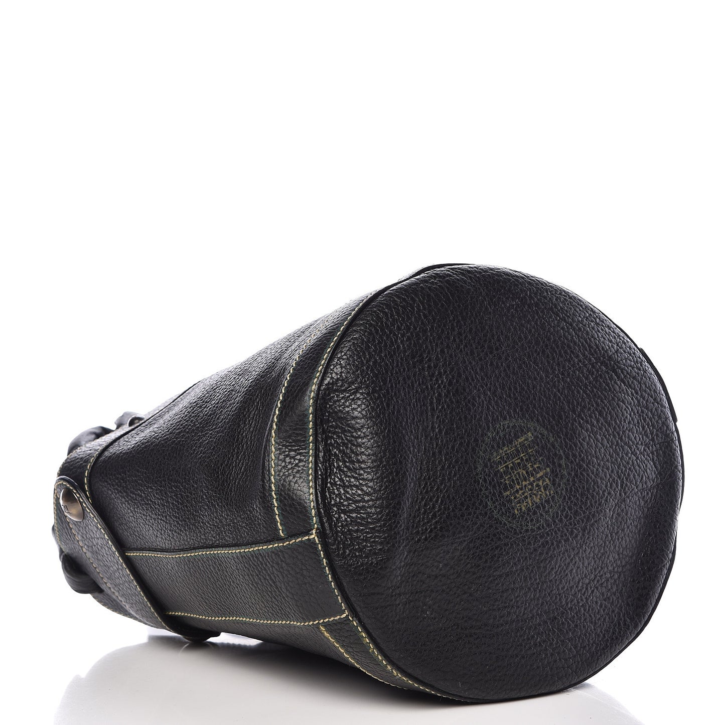 Vitello Palazzo Bucket Bag Black