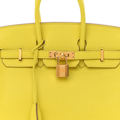Hermes Swift Birkin 25 Lime 7 of 12