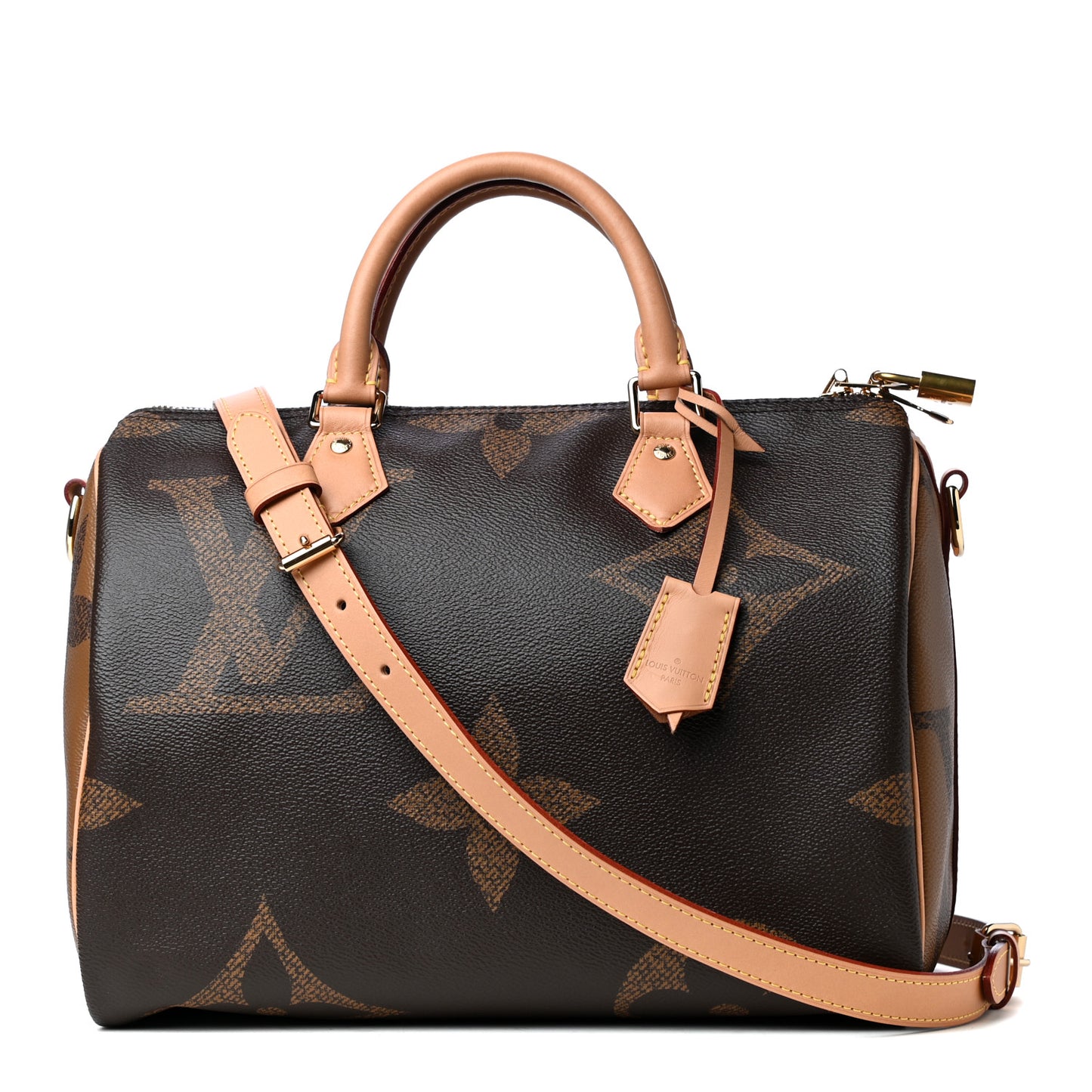 Reverse Monogram Giant Speedy Bandouliere 30