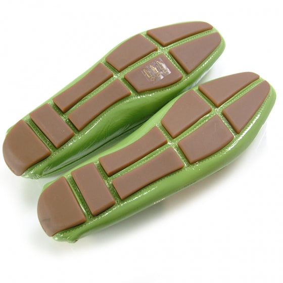Prada Vernice Loafers 38.5 Green 5 of 10