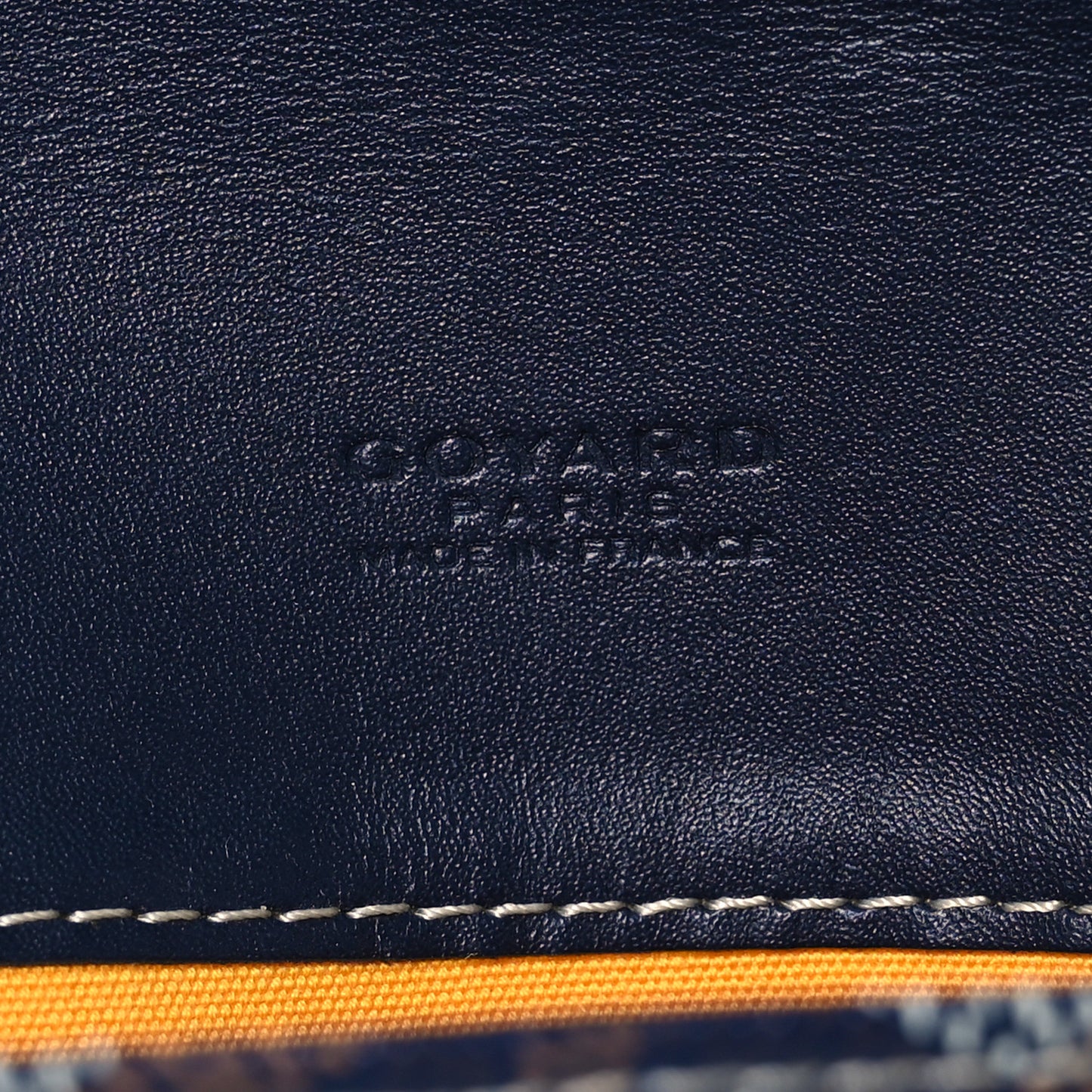Goyardine Commando Envelope 2 Flat Large Pouch Blue