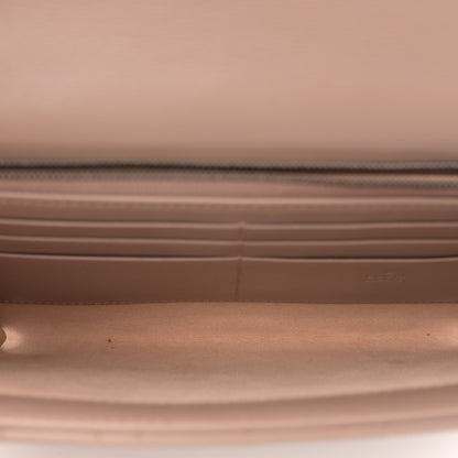 Gucci Calfskin Matelasse Mini Pearly GG Marmont Chain Wallet Porcelain Rose 5 of 9