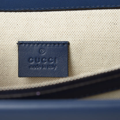 Gucci Calfskin Bee Embroidered Medium Dionysus Shoulder Bag White Blue Hibiscus Red 6 of 11