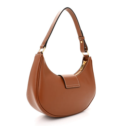 Celine Smooth Calfskin Medium Strap Ava Triomphe Shoulder Bag Tan 3 of 10
