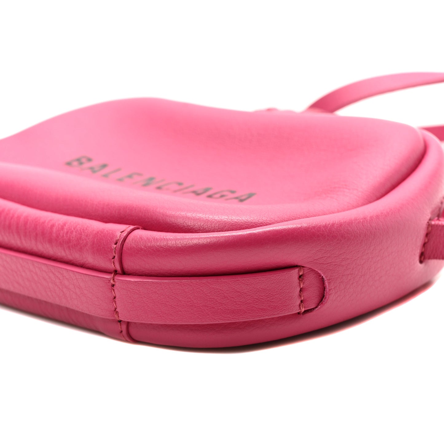 Calfskin Logo XS Everyday Camera Bag Rose Indien Black