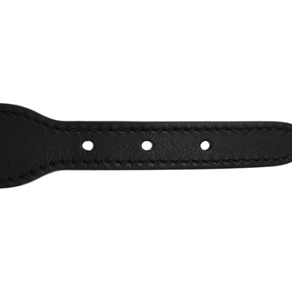 Christian Dior Canvas Embroidered Book Belt 80 32 Black White 3 of 7
